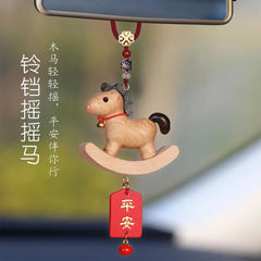 Cute Zodiac Horse Car Hanging Ornament Rearview Mirror Decor Unisex 07FC0E-D4 - KOEEK