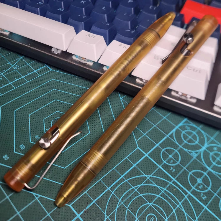 Polyetherimide ULTEM Titanium Alloy Pocket Signature Ballponit GelPenG2RefillEDC 07FC0E-D4 - KOEEK