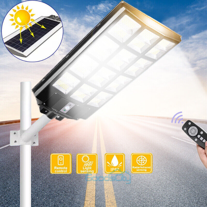 ny Luz Lamparas 1152LED Luces Solares Eksteriør Para Patio Con Sensor De Movimiento