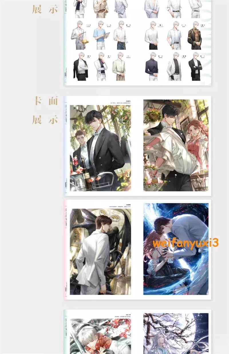 Game Light and Night Official Art Collection Picture Book Album w/ Postcard Gift 07FC0E-D4 - KOEEK