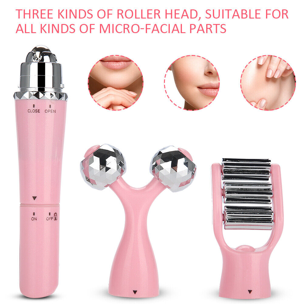 new 3in1 3D Roller Massager Face Lifting Body Slimming Tightening Skin HOT koeek - KOEEK