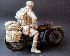 1/9 Resin Figure model WW2 British soldier (no motorcycle)Unassembled Unpainted 07FC0E-D4 - KOEEK