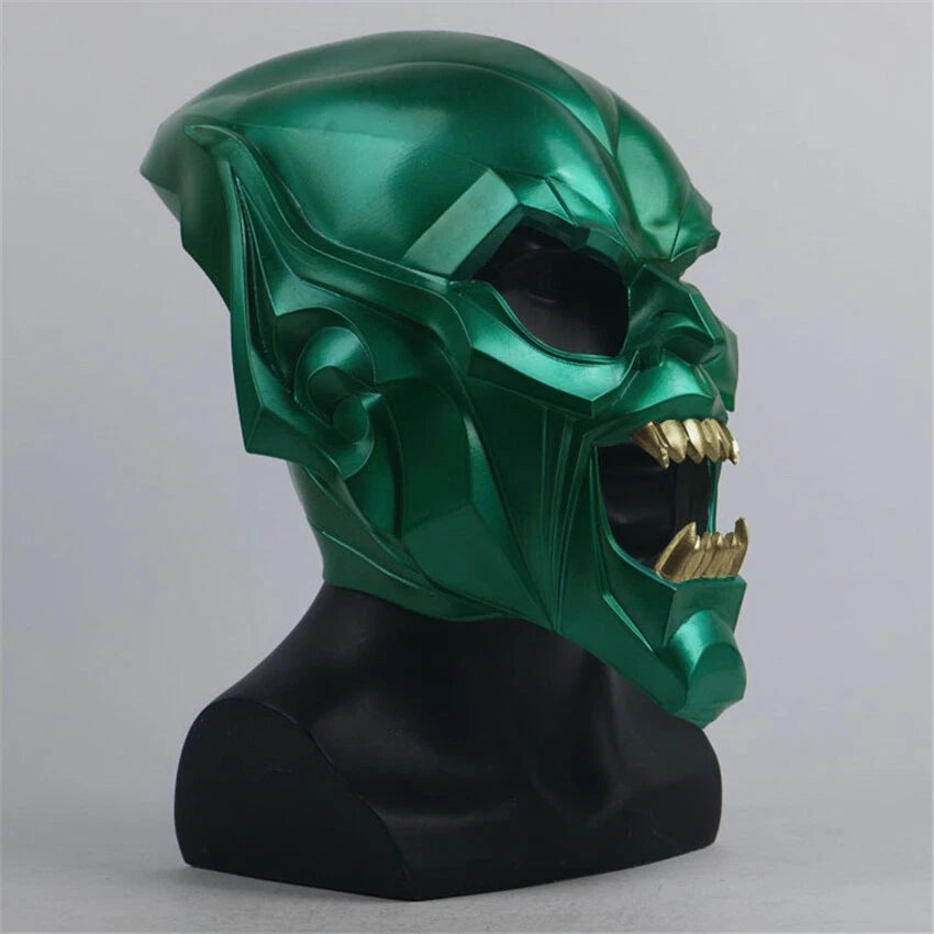 Spider-Man: No Way Home Green Goblin Norman Cosplay Mask Latex Helmet Headgear 07FC0E-D4 - KOEEK