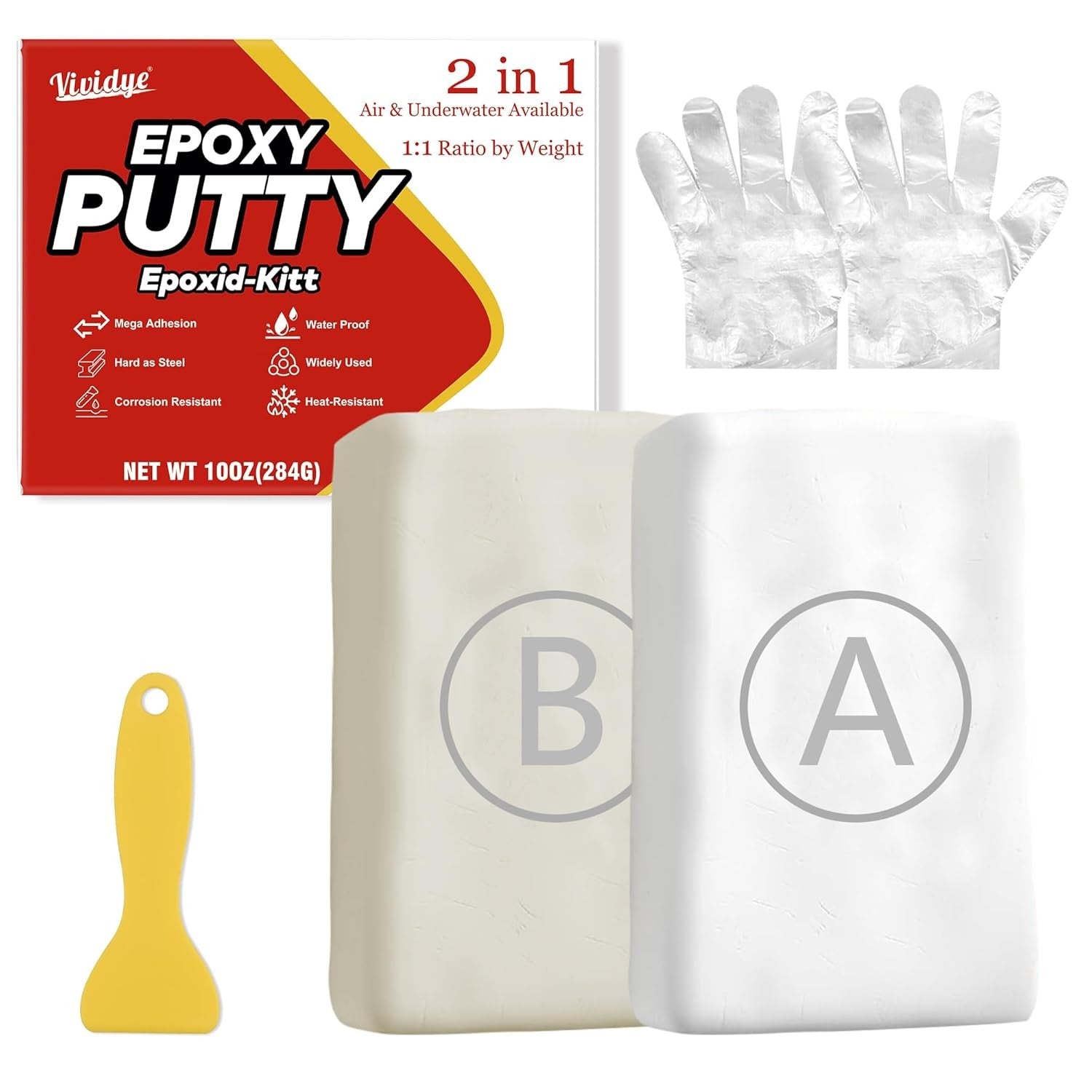 new Epoxy Putty, 10oz 280g Fast Repair Pool Multi-Purpose White