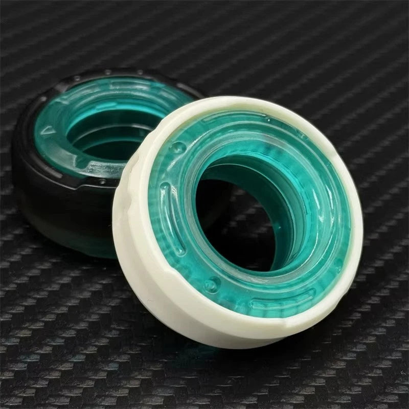EDC Fun Ratchet Ring Plastic Fidget Ring Stress Relief Concentration Fidget Toy 07FC0E-D4 - KOEEK