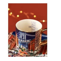 Anthropologie Holiday in the City Mug 2024  York City Stoare 13 oz ANTHROPOLOGIE - KOEEK