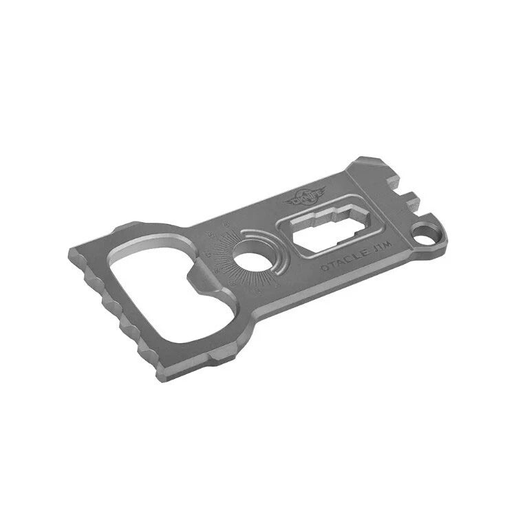 Hot TC4 Titanium Alloy Poratble Outdoor Multi EDC Tools Opener Protractor Wrench 07FC0E-D4 - KOEEK