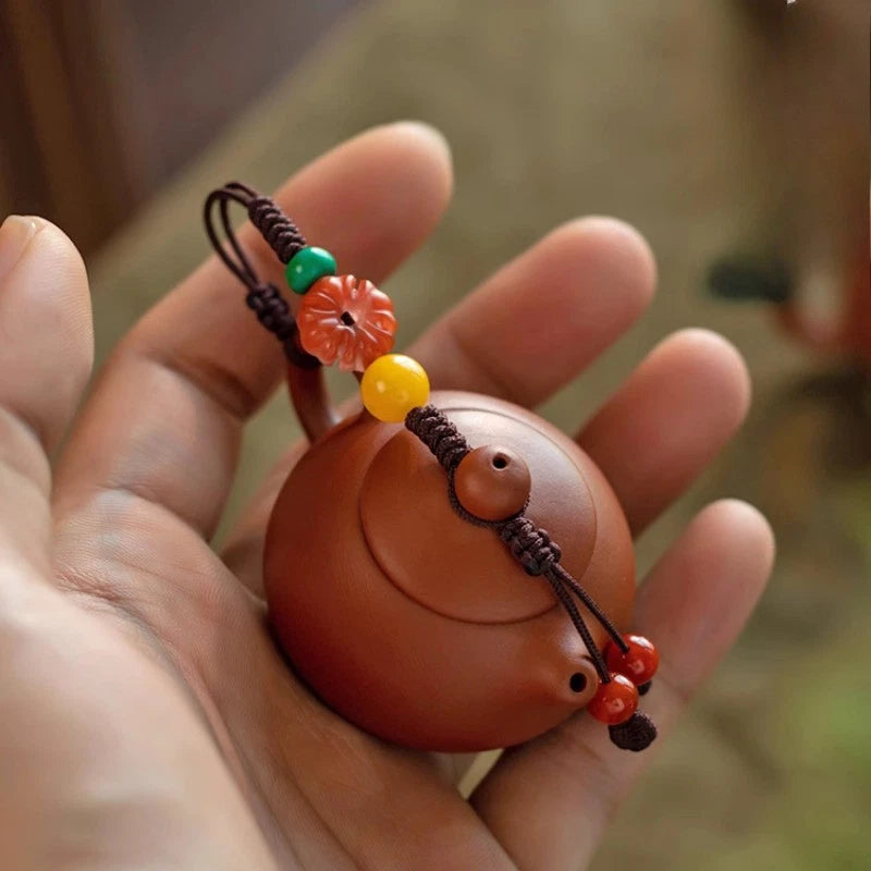 40mm Fingertip Teapot Purple Sand The Tea Favors Ornament Handheld Components 07FC0E-D4 - KOEEK