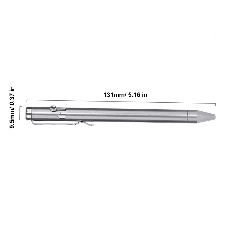 Pocket Titanium Alloy Ballpoint Pen Business Signature Pen Portable Outdoor EDC 07FC0E-D4 - KOEEK