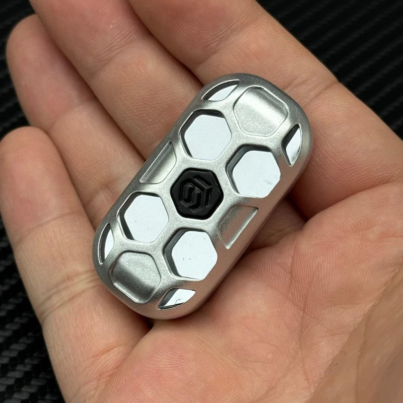 EDC Fidget Toy Novel Mechanical Egg 2.0 Stylish Hollow Metal Push Fidget Slider 07FC0E-D4 - KOEEK