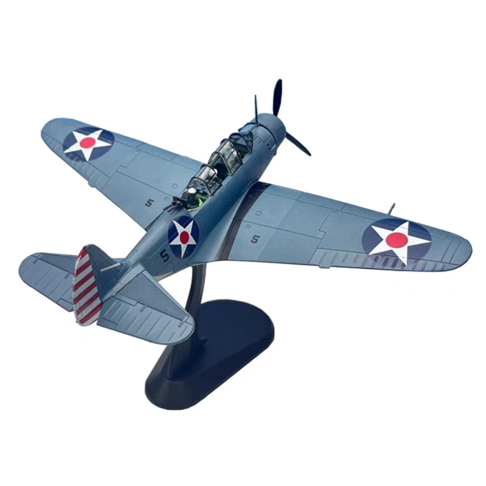 1:72 WW2 Douglas SBD Dauntless Bomber Aircraft Model Diecast Military Collection 07FC0E-D4 - KOEEK