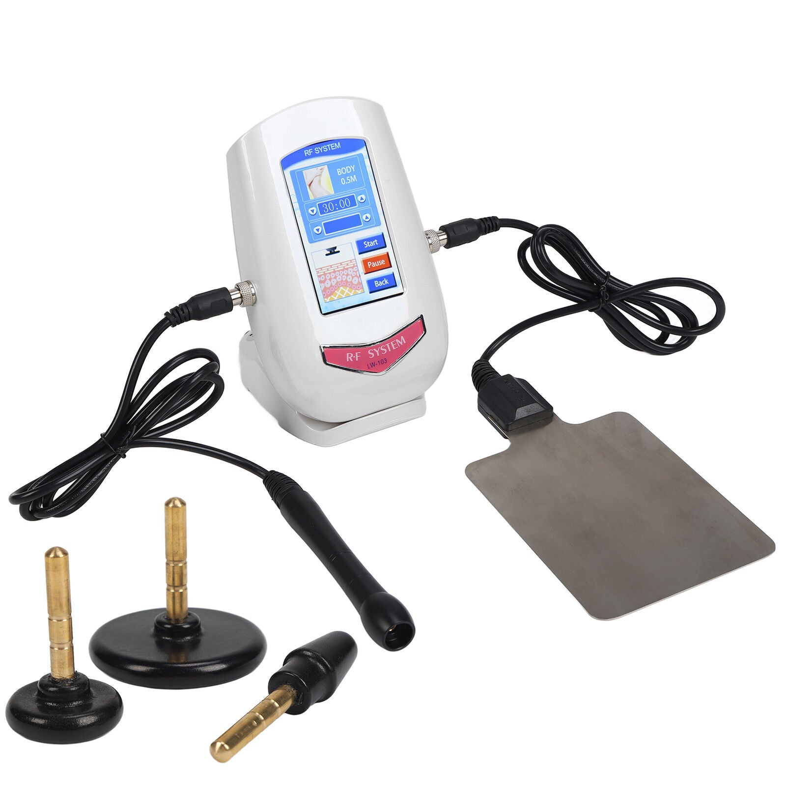 new RF Electric Machine Facel Lifting Firming Massage Instrument (EU Plug ) HGF koeek - KOEEK