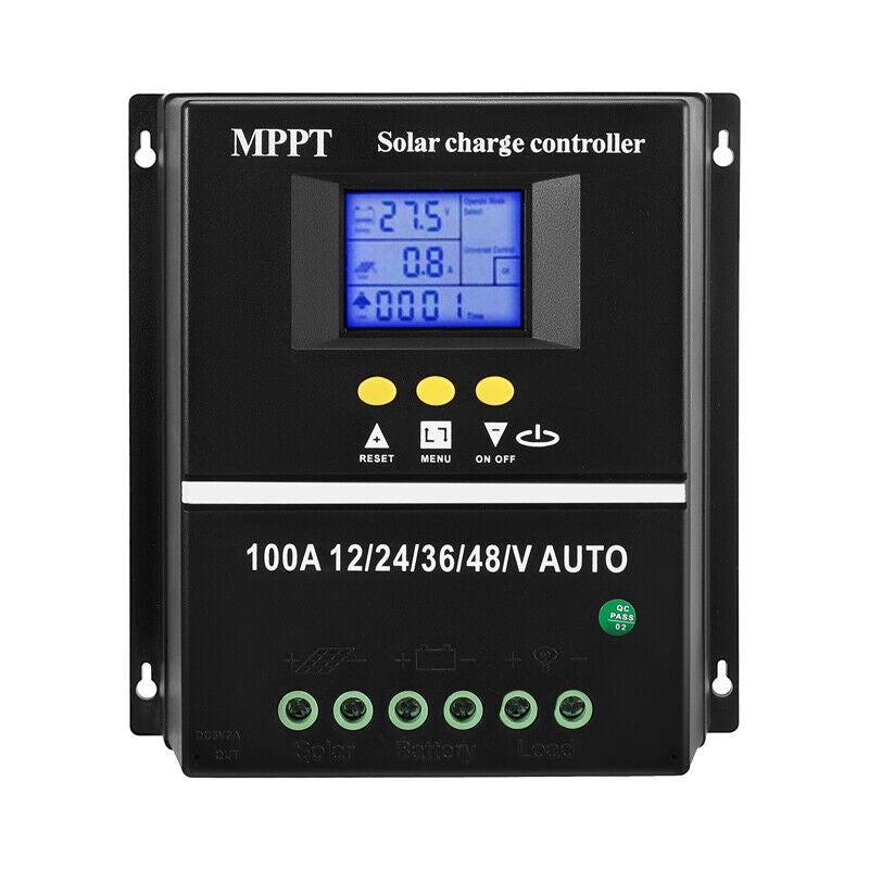 ny 4000W 100A MPPT Solar Charge Controller 12V 24V 36V 48V DC Batteri PV regulator