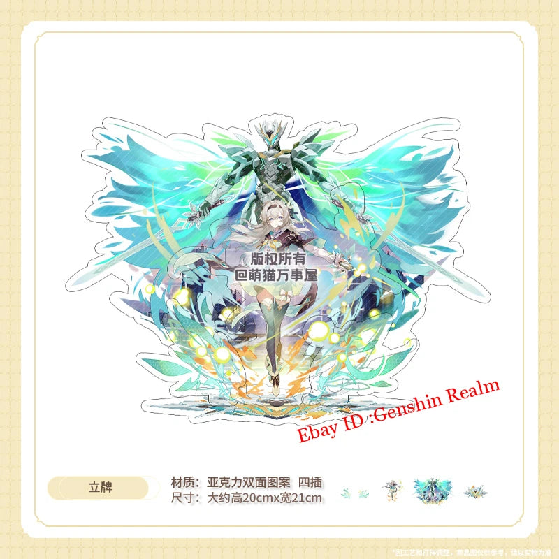 Anime Honkai: Star Rail Firefly Acrylic Desktop Stand Figure Collection Decor 07FC0E-D4 - KOEEK