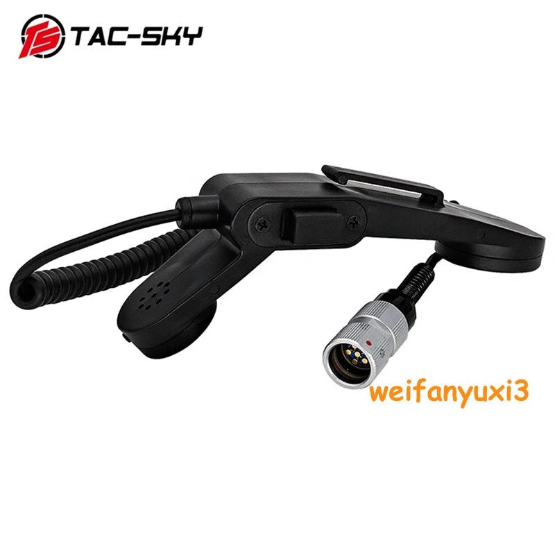 US! Tactical H250 Handset Handheld 6-Pin Speaker Micophone for PRC-152/148 Radio 07FC0E-D4 - KOEEK