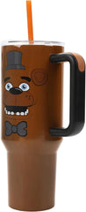 Five Nights at Freddy's 40oz Stainless Steel Insulated Tumbler Cup w/ Straw 07FC0E-D4 - KOEEK