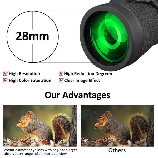 High Power Military HD 180x100 Zoom Binoculars for Hunting & Camping