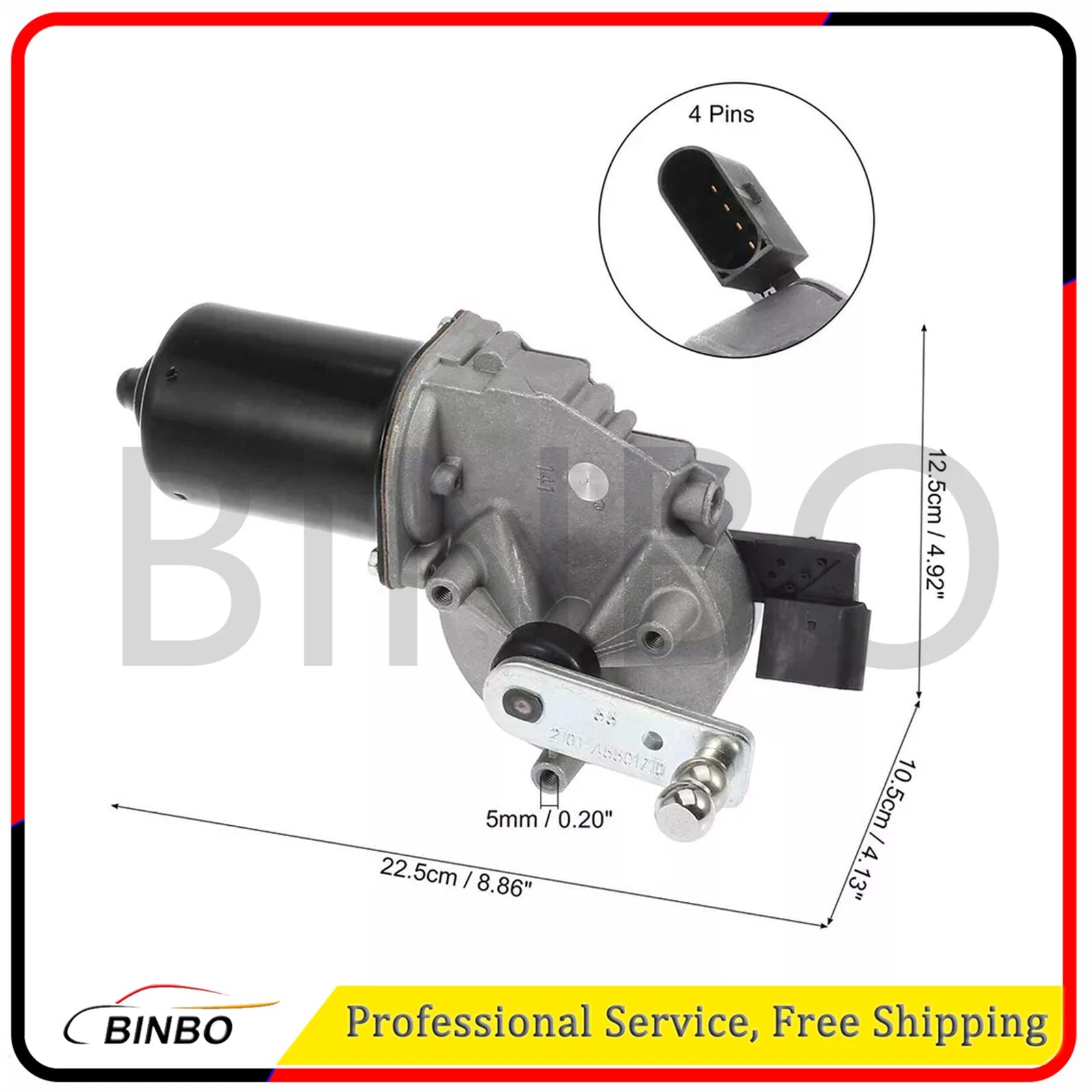 Wiper motor Windscreen Wiper Motor 1648202442 For BENZ GL M X164 W164 07FC0E-D4 - KOEEK