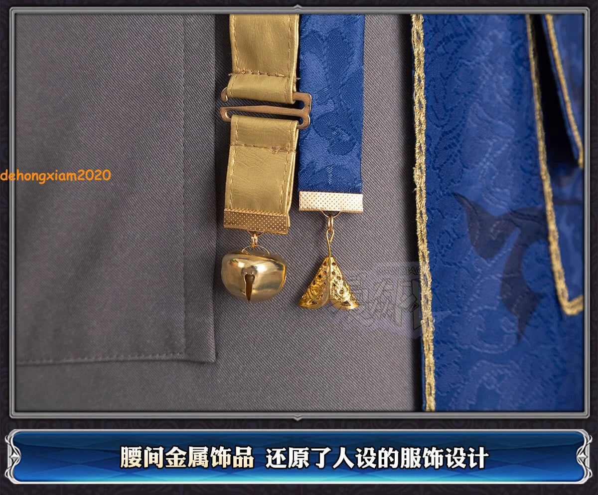 Identity V Hermit Alva Lorenz Cosplay Costumes Men Coat Pants Outfits Halloween 07FC0E-D4 - KOEEK