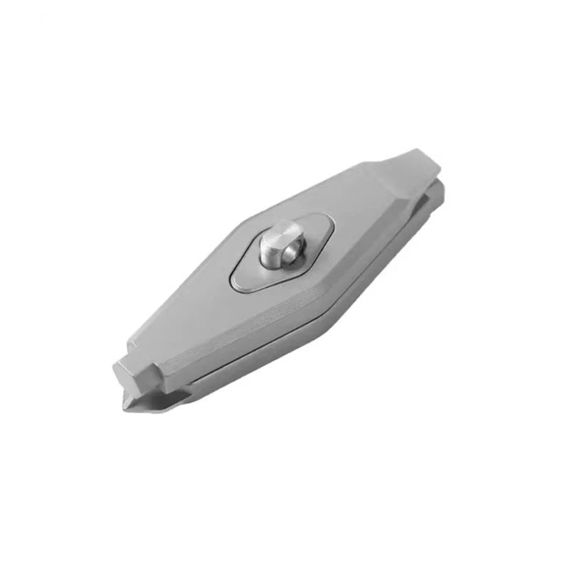 Mini Titanium Alloy Rotate Multi Tools Pry Bar Crowbar Portable EDC Keychain 07FC0E-D4 - KOEEK