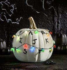 Stranger Things Light Up Pumpkin Christmas Lights Halloween Decoration Hawkins 07FC0E-D4 - KOEEK