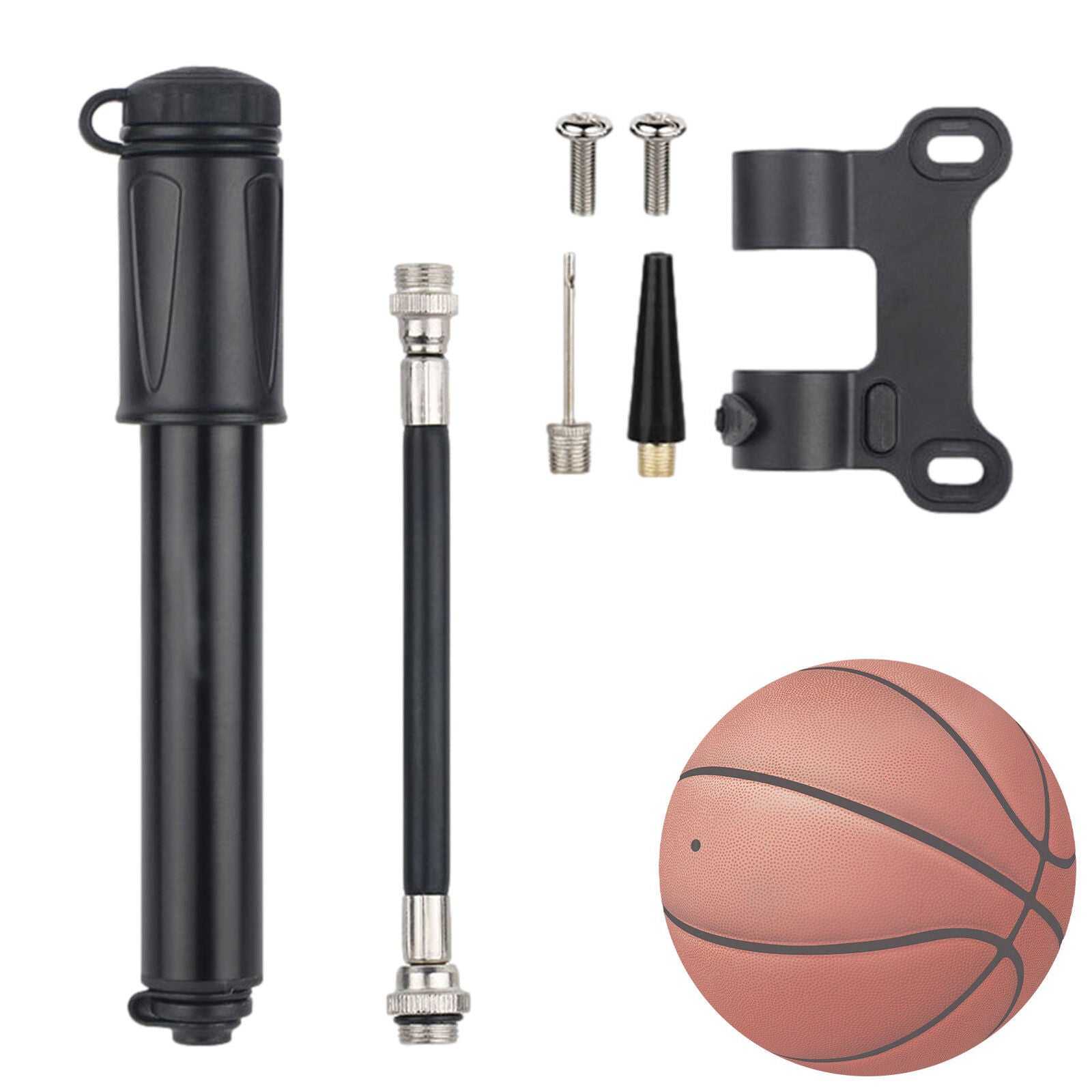 new Bike Pump Portable 100 Psi Aluminum Alloy Bike Air Pump Portable Mini Bike Pump koeek - KOEEK