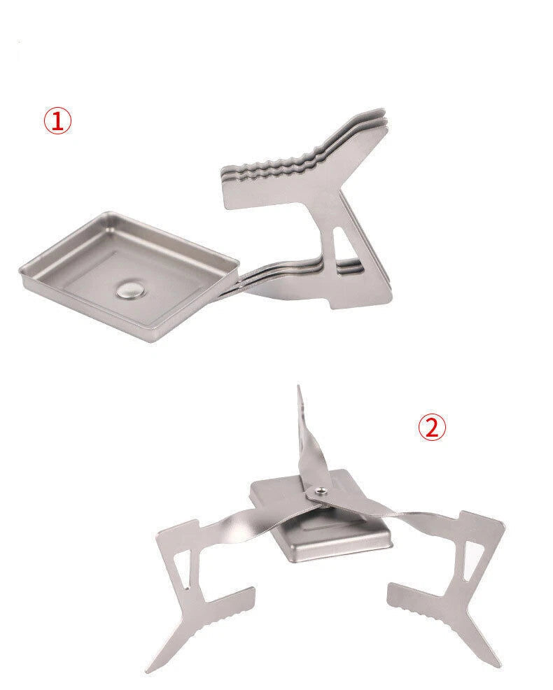 Outdoor Pure Titanium Solid Alcohol Furnace Folding Integrated Triangle Furnace 07FC0E-D4 - KOEEK