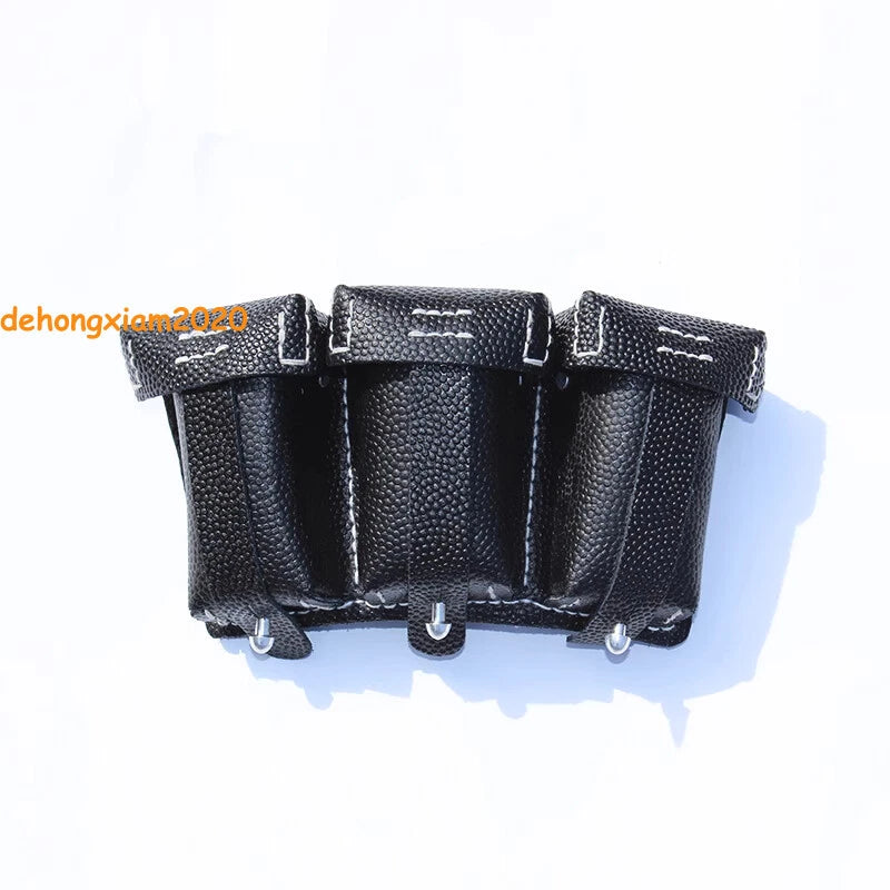 WW2 German Army Cowhide Belts Y-shape Double Straps Ammo Pouch Reproduction 98K 07FC0E-D4 - KOEEK