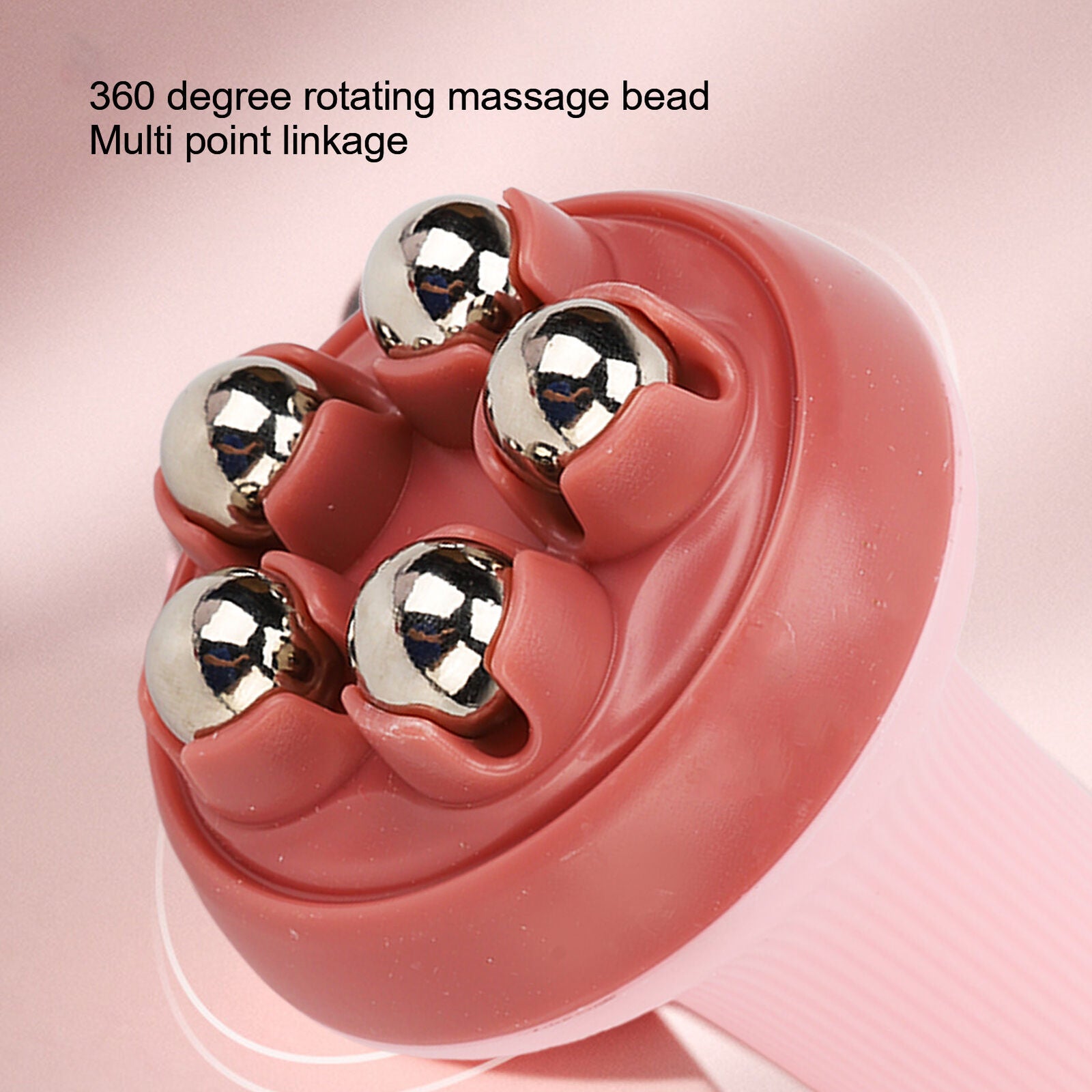 new Sculpting Roller 360 Degrees Massage Eliminate Contouring(Pink ) HGF koeek - KOEEK