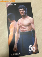 1/6  CHINA. X-H Bruce Lee 李小龙 Figure Statue Action Model IN STOCK! 07FC0E-D4 - KOEEK