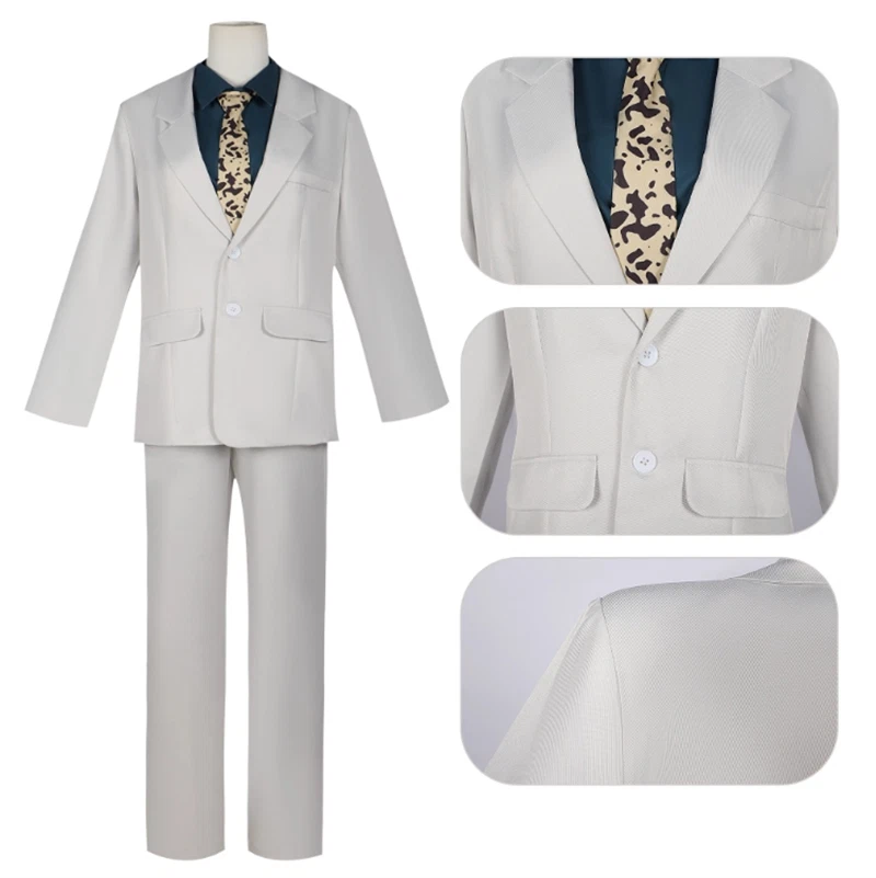 Anime Jujutsu Kaisen 2 Nanami Kento Cosplay Costume Suit Western-style Clothes 07FC0E-D4 - KOEEK