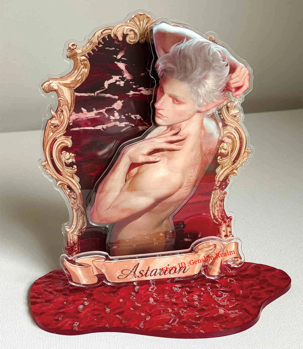 Baldur's Gate 3 Astarion Deluxe Acrylic Art Desktop Stand Figure Collection Gift 07FC0E-D4 - KOEEK