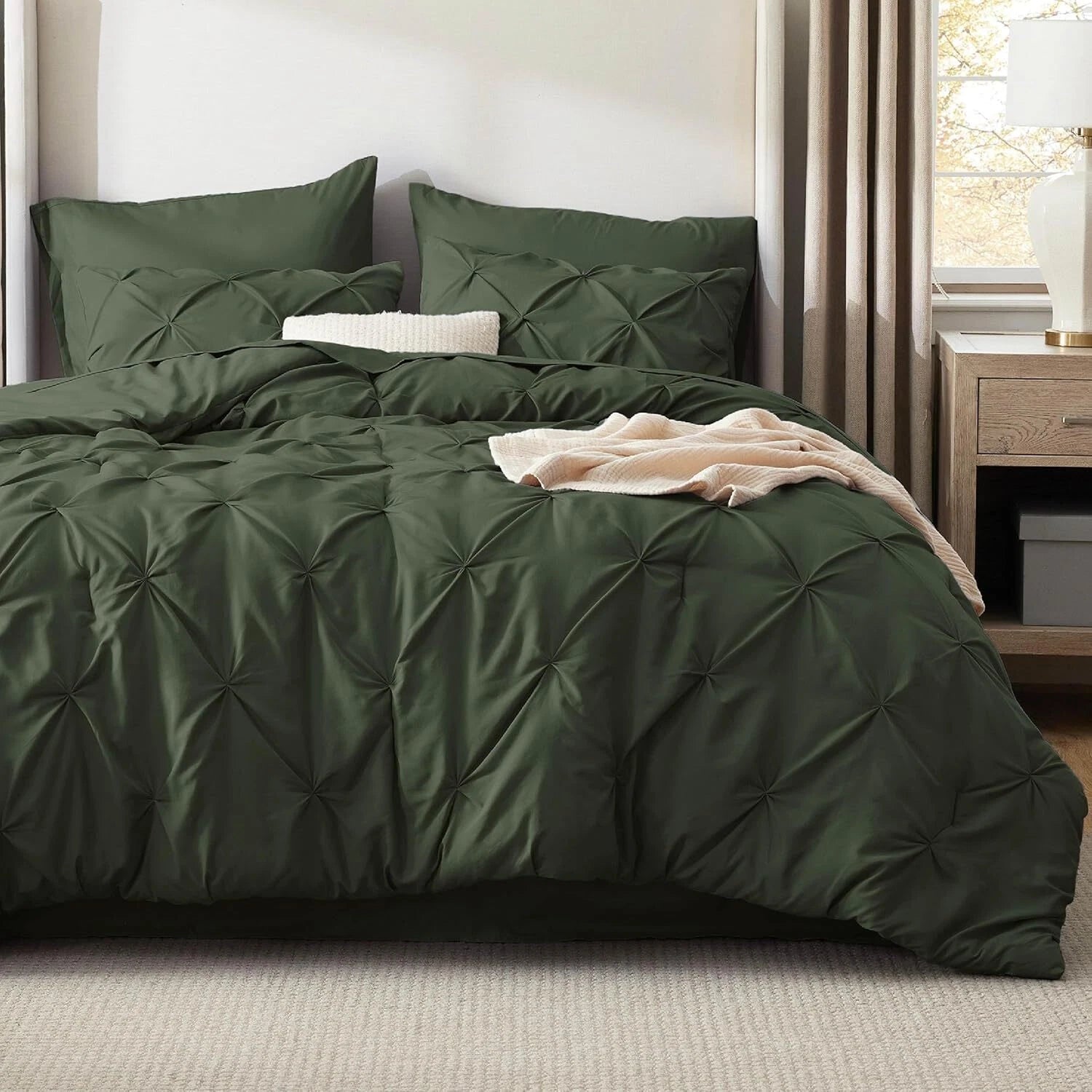 King Size Bed Comforter Set - King Size Bedding Set 7 pcs 07FC0E-D4 - KOEEK