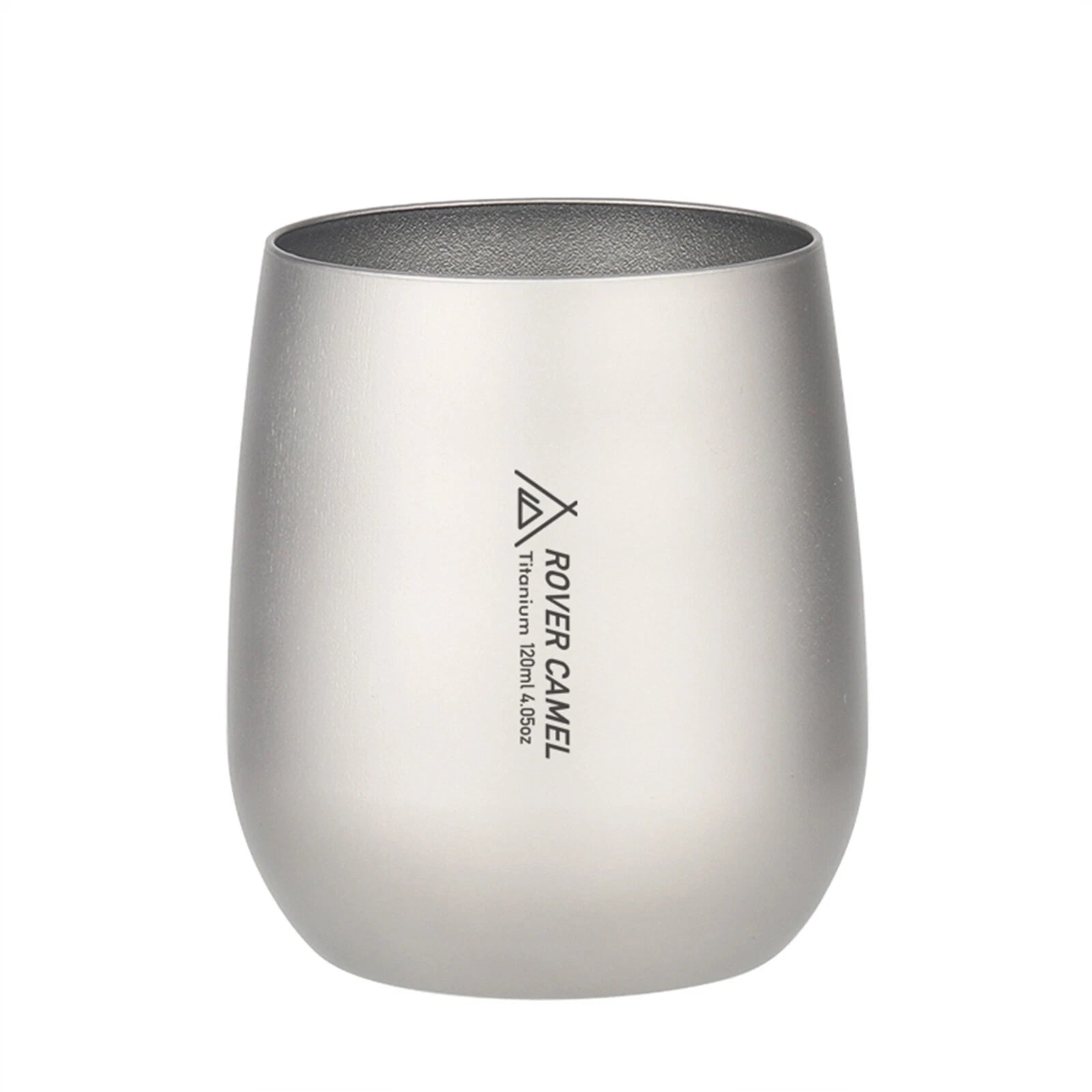 Titanium Water Cup Outdoor Camping Hiking Double Wall Tea Pot Coffee Mug 120ml 07FC0E-D4 - KOEEK