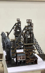 N Scale 1:160 Large Steel Plant Model Blast Furnace Model Building Figure Models 07FC0E-D4 - KOEEK