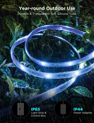 - Smart Outdoor LED Strip Lights, 98.4ft works with Alexa and Google H6176 07FC0E-D4 - KOEEK