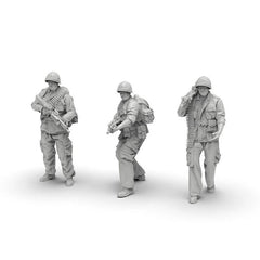10pcs1/64WWII US Army Soldier Figures Military Unpainted Model MiniatureMilitary 07FC0E-D4 - KOEEK