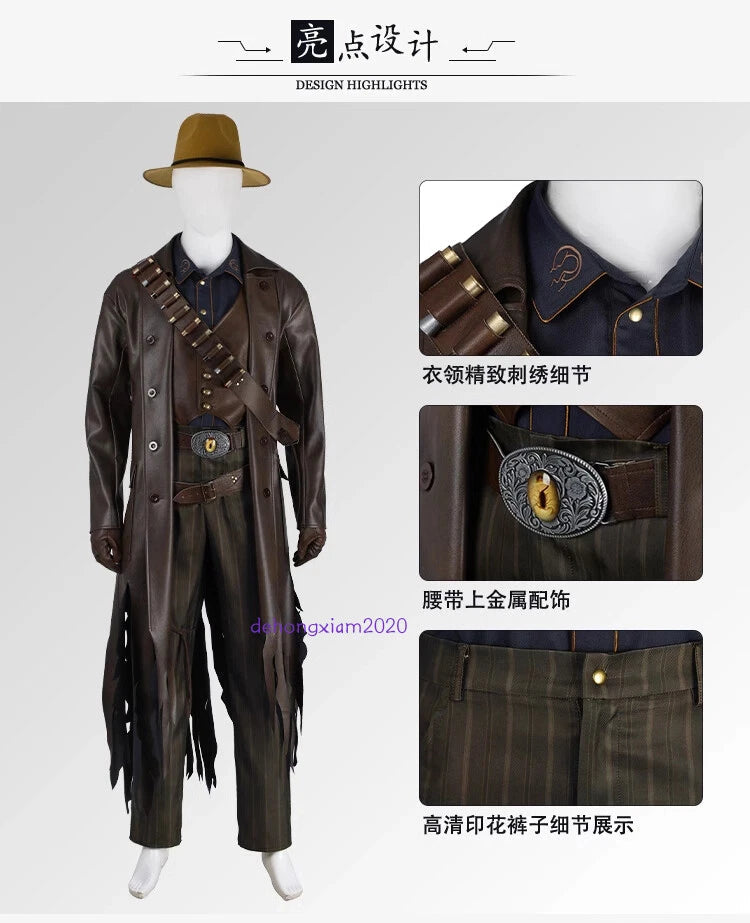 2024 Fallout TV Series Season 1 Ghoul Cosplay Costume Outfit Halloween 07FC0E-D4 - KOEEK