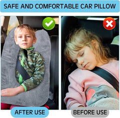 2 Piece Car Travel Pillow Set, Sleep Reading Pillow for Long Trips 07FC0E-D4 - KOEEK