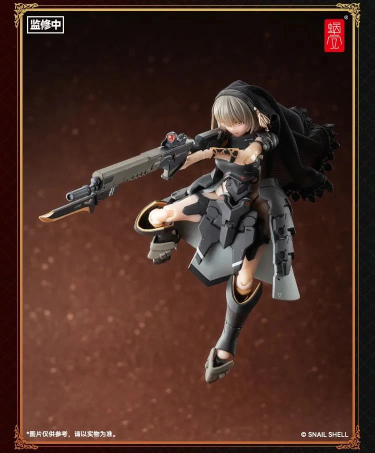 STOCK Snail Shell Front Armor Girl Victoria 1/12 Complete Model Action Figure 07FC0E-D4 - KOEEK