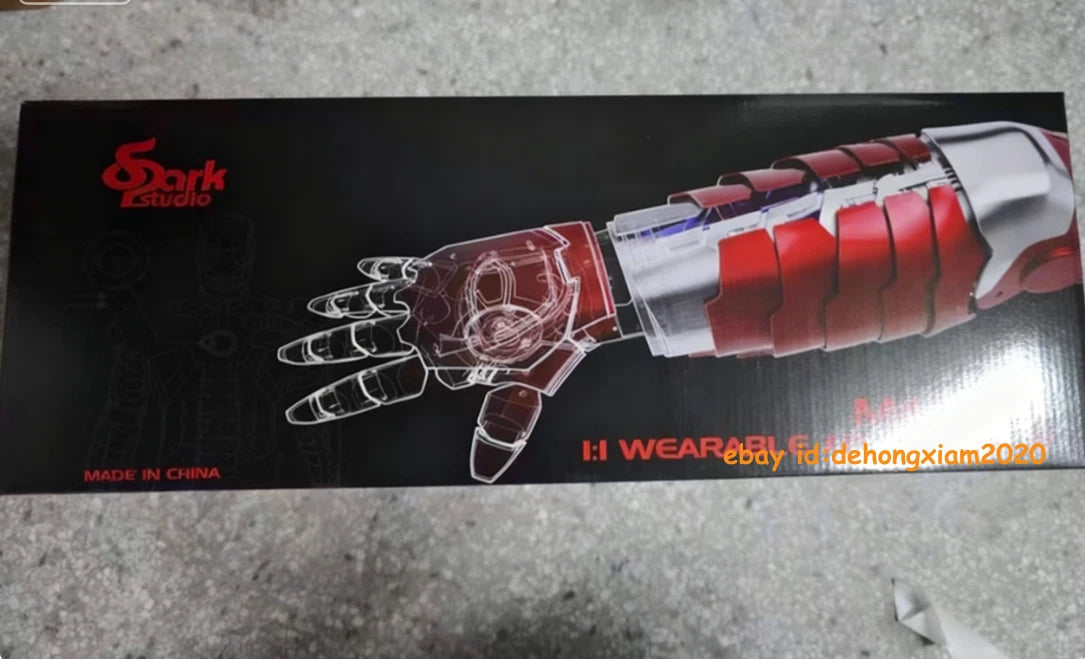 Iron Man MK5 Right Arm Gloves 1:1 Wearable Voice Control Touch Remote Control 07FC0E-D4 - KOEEK