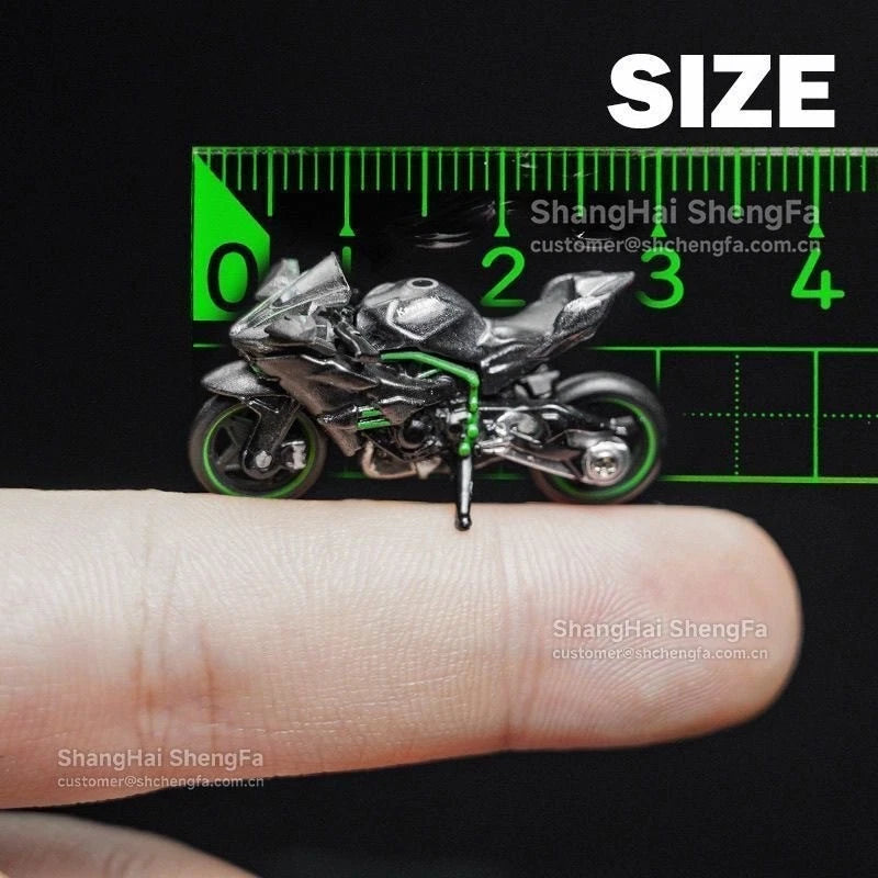 1/64 Kawasaki H2R Diecast Miniature Motorcycle Model Static Display Desktop 07FC0E-D4 - KOEEK