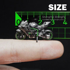 1/64 Kawasaki H2R Diecast Miniature Motorcycle Model Static Display Desktop 07FC0E-D4 - KOEEK