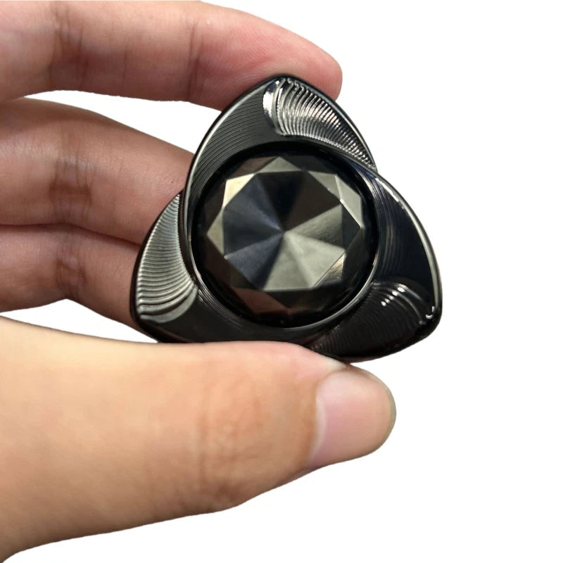 Stylish Stainless Steel Hand Spinner EDC Fidget Spinner Stress Relief Fidget Toy 07FC0E-D4 - KOEEK