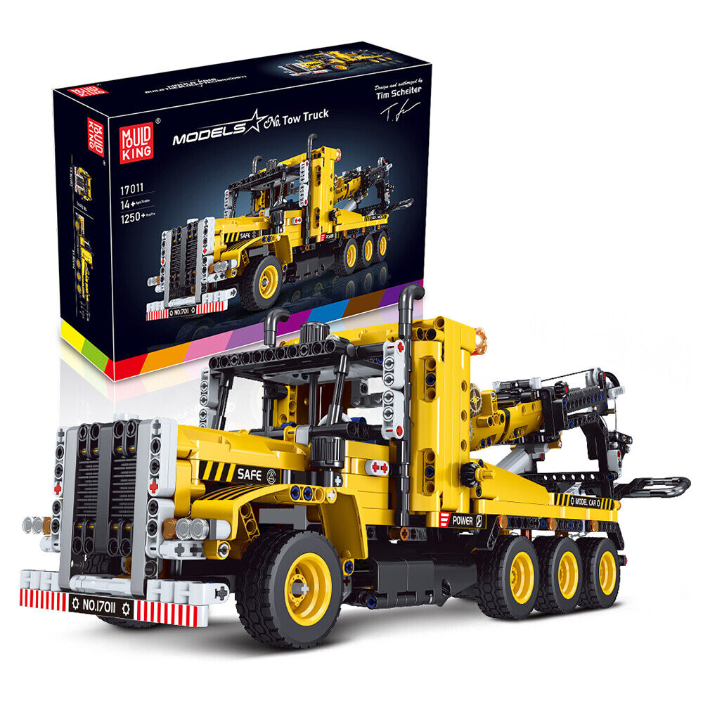 new MOULD KING 17011 Road Trailer Tow Truck Building Blocks Kids Toys MOC Kit Gift KOEEK - KOEEK