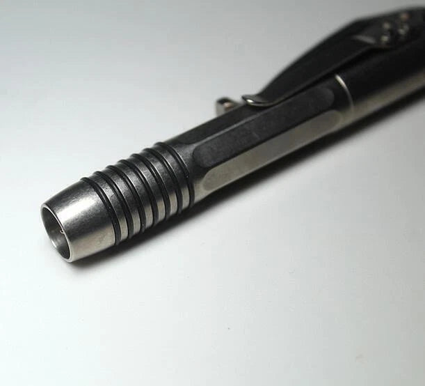 1pcs Titanium Alloy EDC Signature Pen Technology Siphon Pen Tactical Ball Pen 07FC0E-D4 - KOEEK