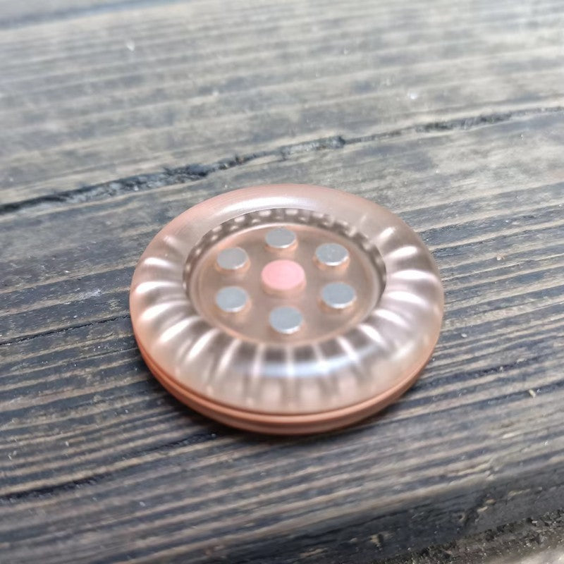 Amber PEI Material Fidget Slider Coin Adult EDC Sensory Toy Autism Anti Stress 07FC0E-D4 - KOEEK