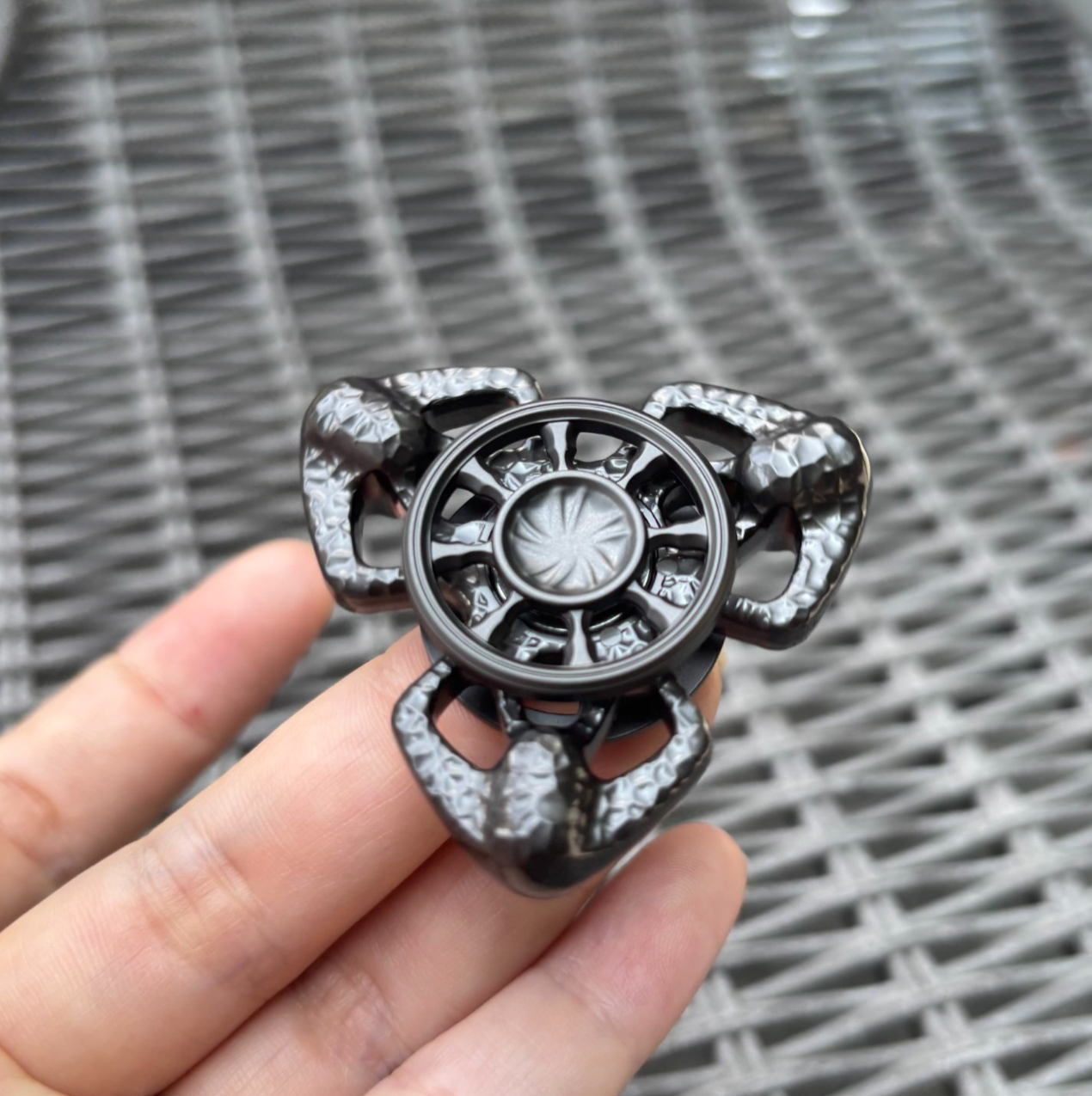 Fidget Spinner EDC Flame Butterfly Hand Spinner Stress Relief Toy Anxiety Toys 07FC0E-D4 - KOEEK