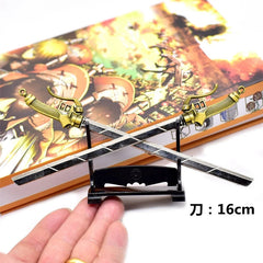 Attack on Titan Metal Alloy Pendant Keychain Accessorie Set Cosplay Anime Gift 07FC0E-D4 - KOEEK