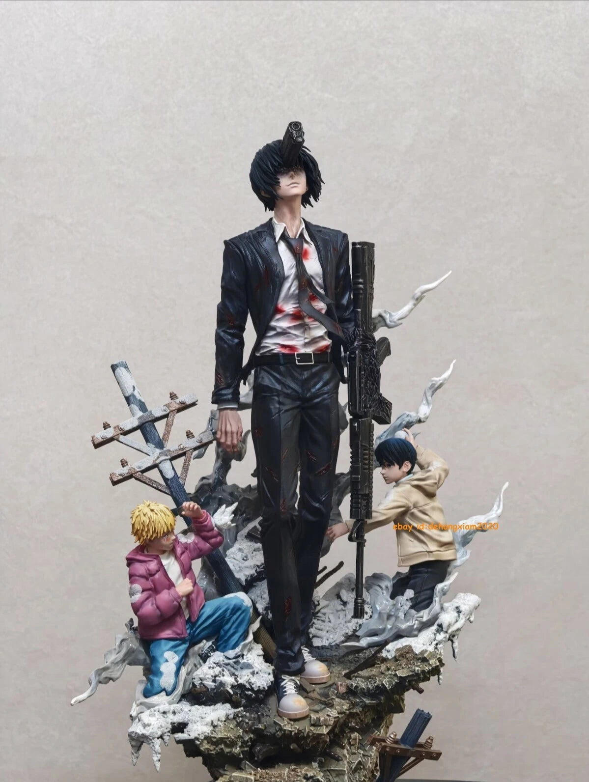 Authentic Rain Studio Gun Devil Hayakawa Aki Statue Figure Limited Edition 07FC0E-D4 - KOEEK